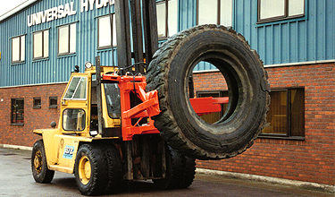 Forklift Truck Mounted Tyre Handler 2750FLT